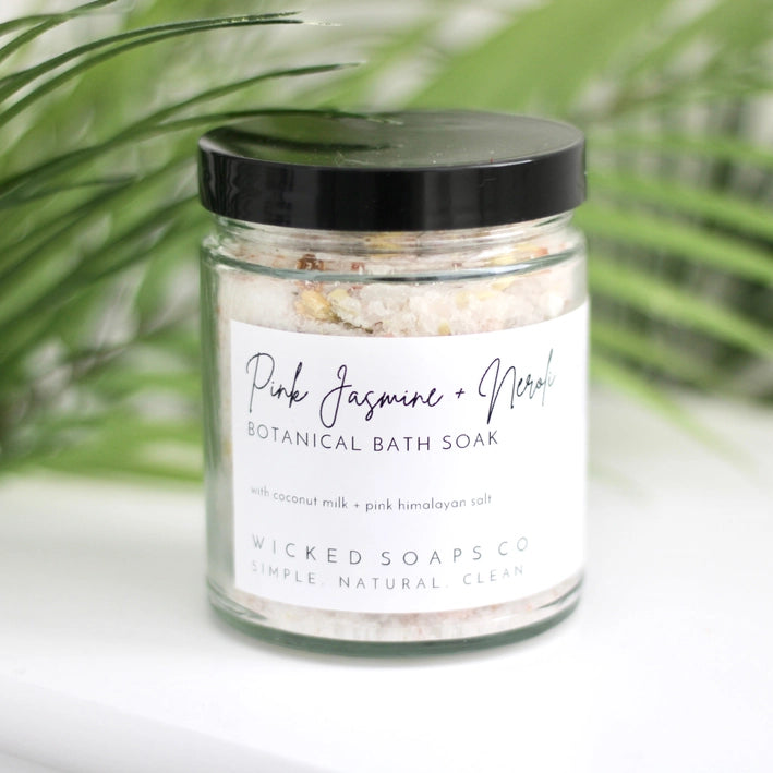 Pink Jasmin &amp; Neroli Botanical Bath Soak