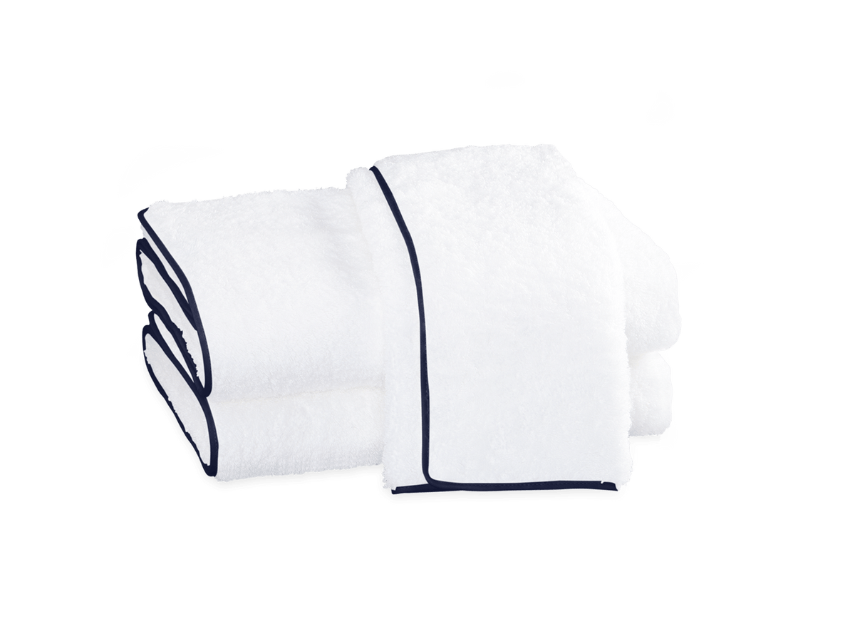Cairo Towels - White &amp; Pool