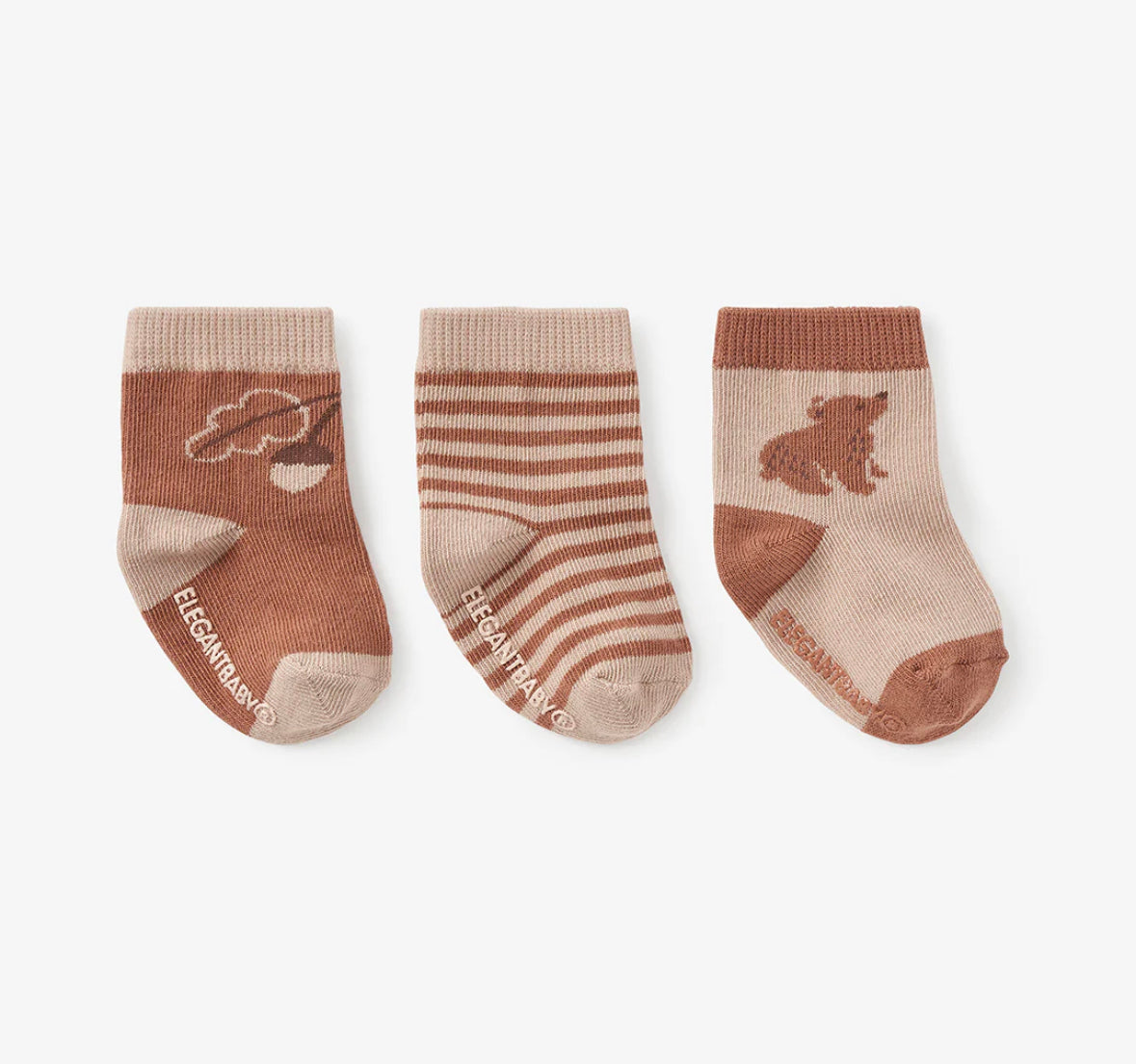 Bear Non-Slip Baby Sock Set 3PK