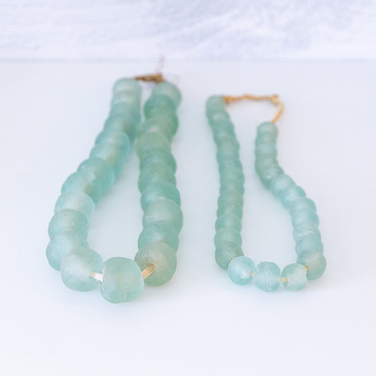 Recycled Glass Beads Large