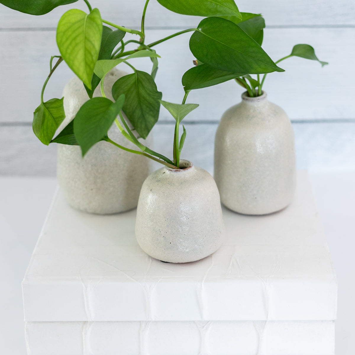 Grey Sand Vases (Set of 3)