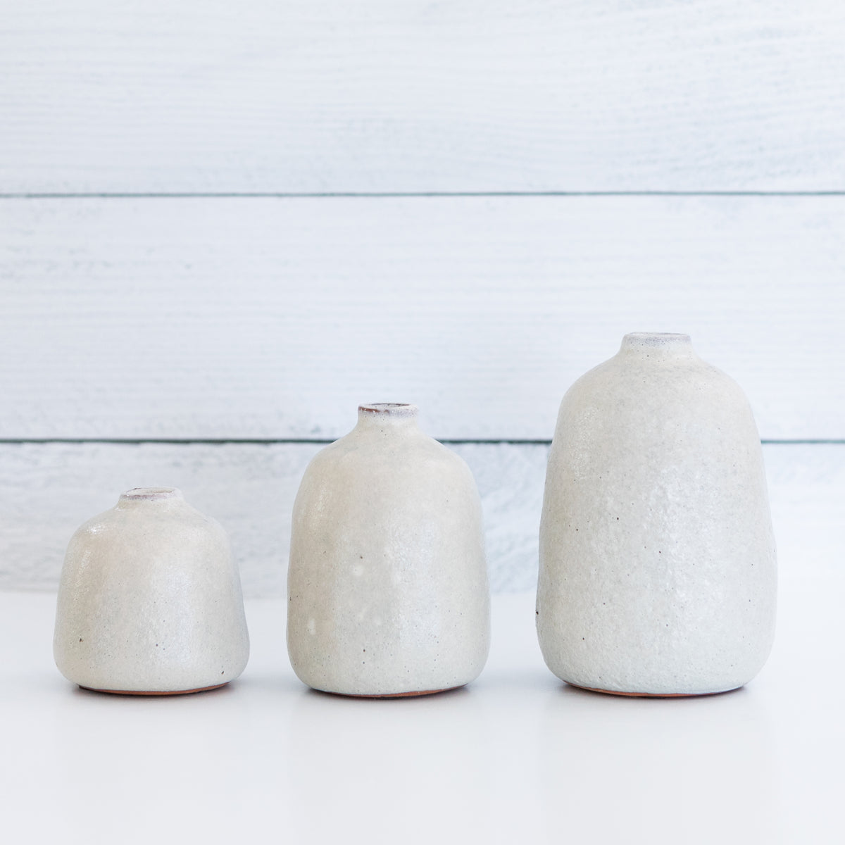 Grey Sand Vases (Set of 3)