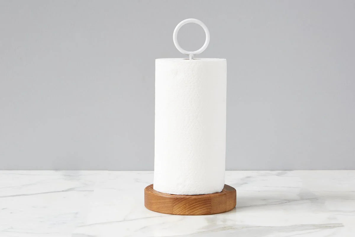 Acacia Wood Paper Towel Holder