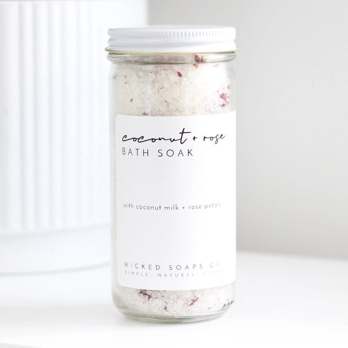 Coconut &amp; Rose Bath Soak