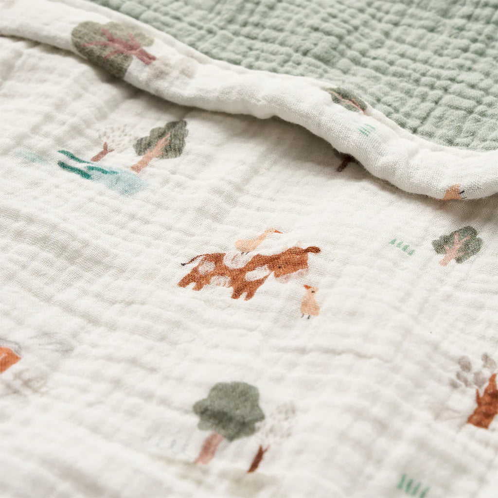 Farm discount muslin blanket