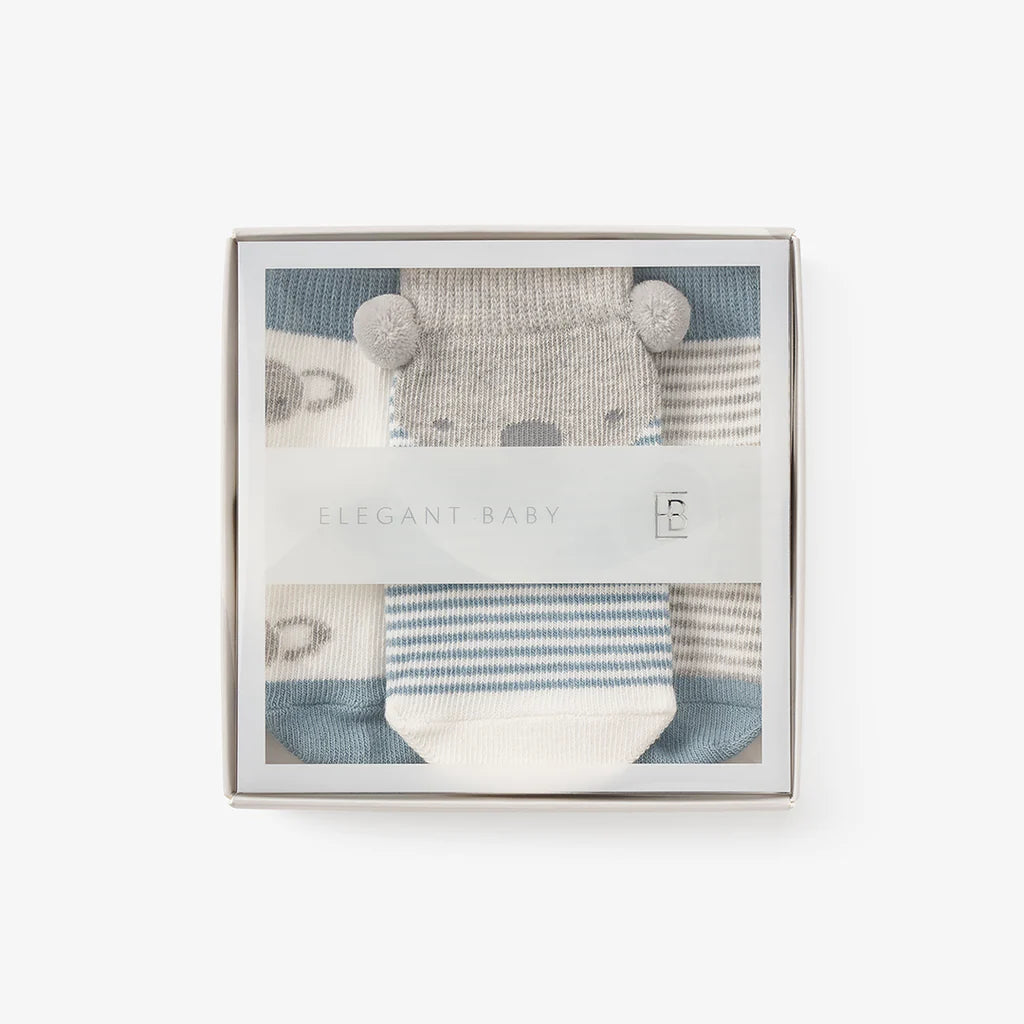 Koala Non Slip Baby Sock Set 3Pk