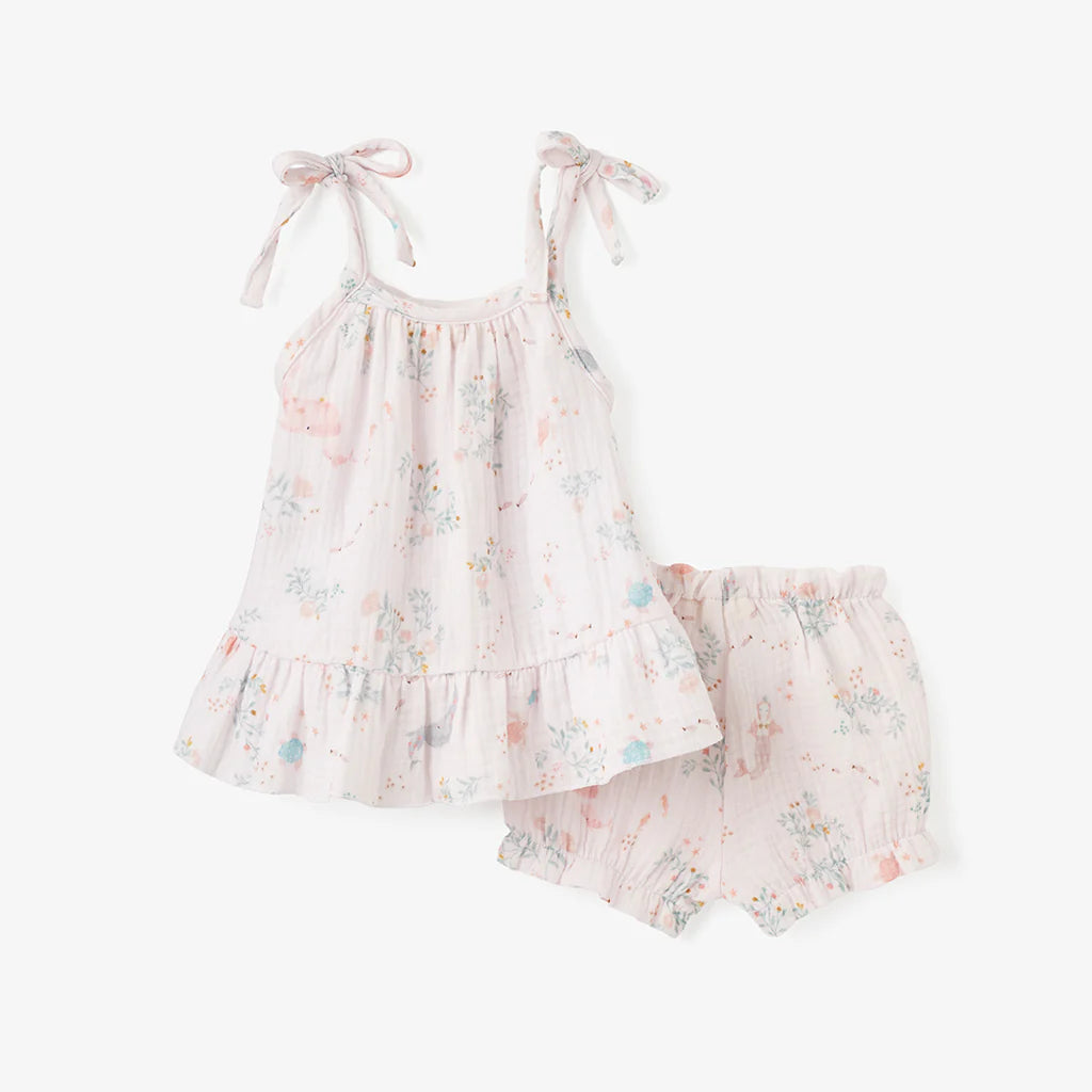 Sea Magic Muslin Tie Top Set