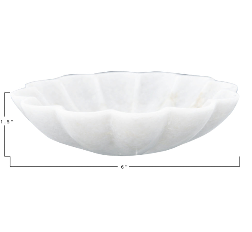 Flower Marble Bowl