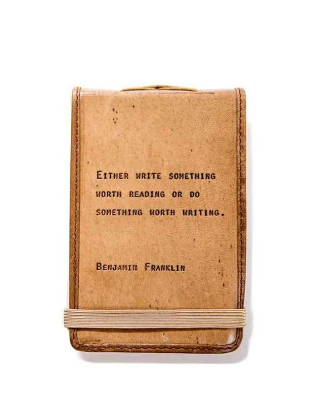 Ben Franklin Leather Journal Small