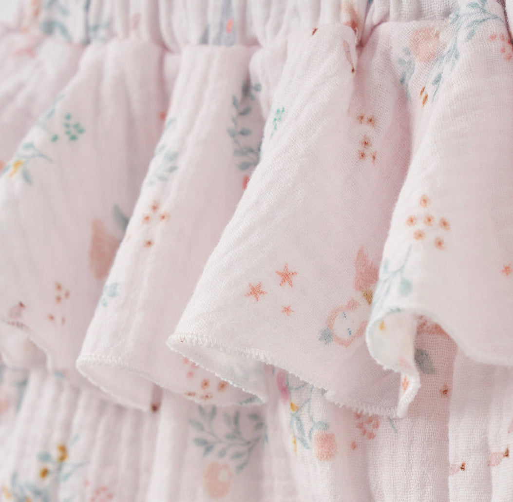 Sea Magic Organic Muslin Sunhat + Bloomer Set