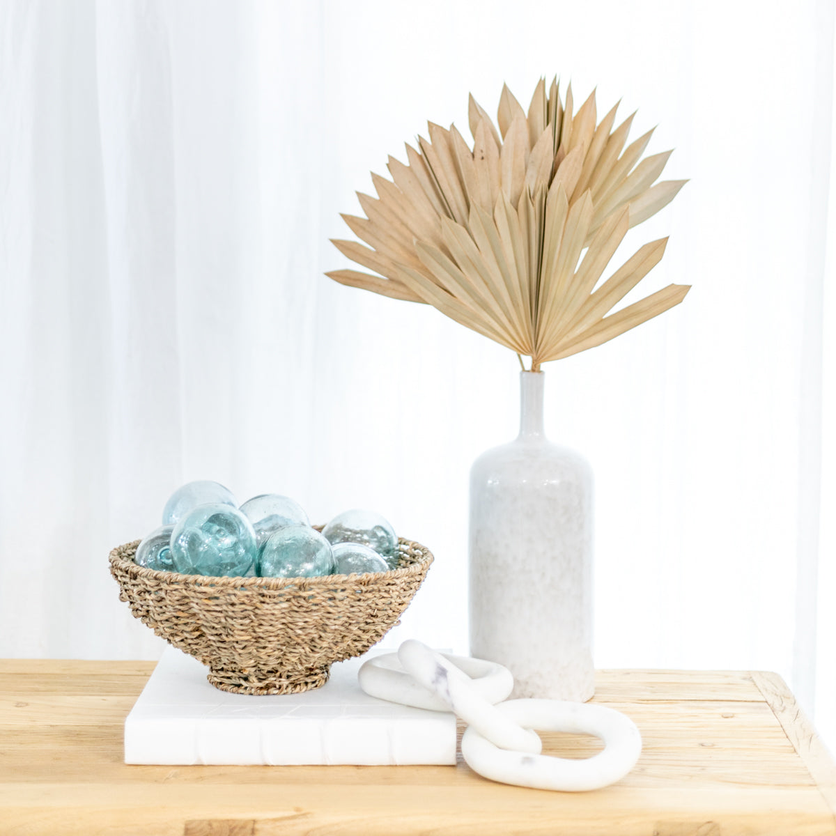 Seagrass Footed Bowl