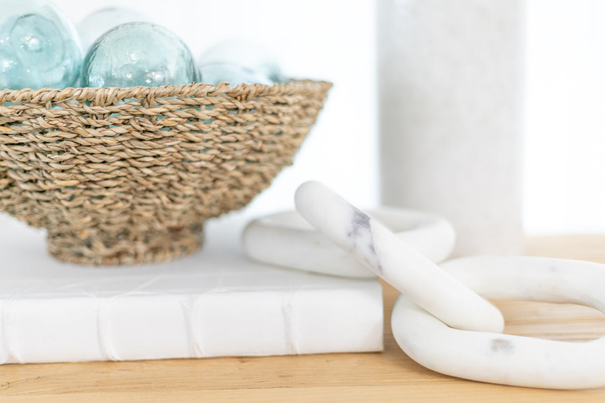 Seagrass Footed Bowl