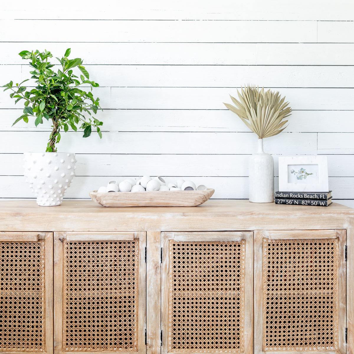 Kingsley Cane Cabinet