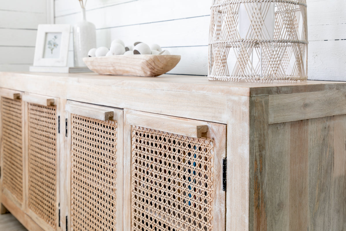 Kingsley Cane Cabinet