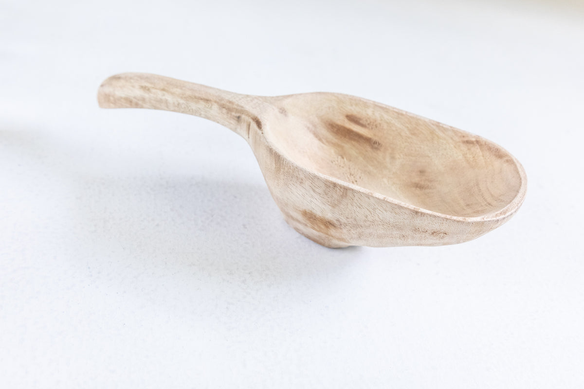 Natural Wood Scoop