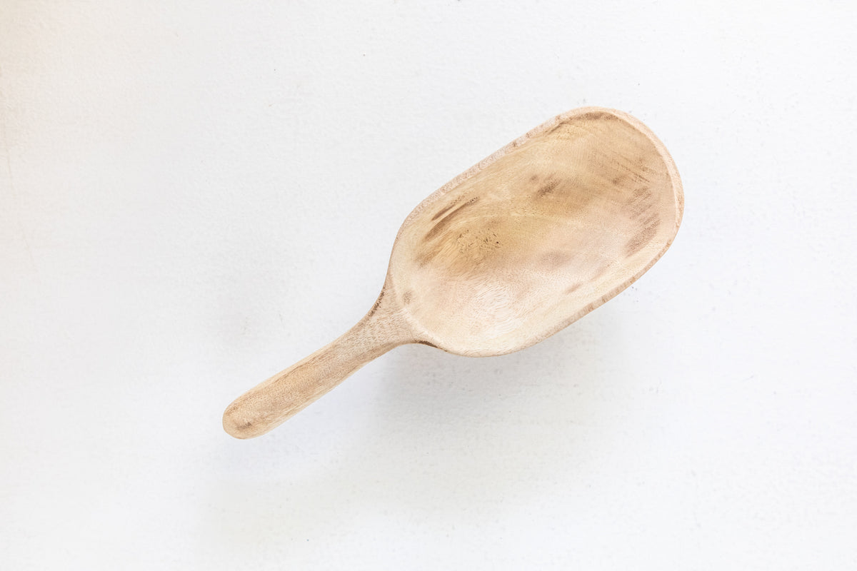 Natural Wood Scoop