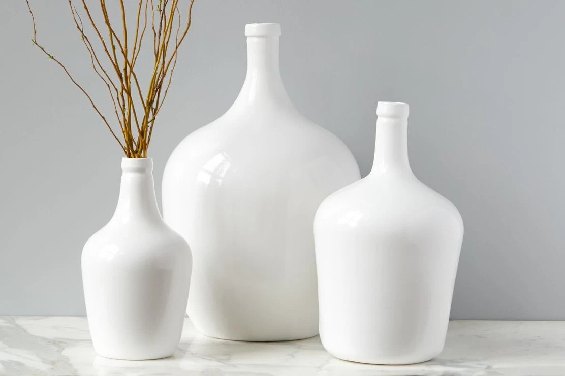 White Demijohn