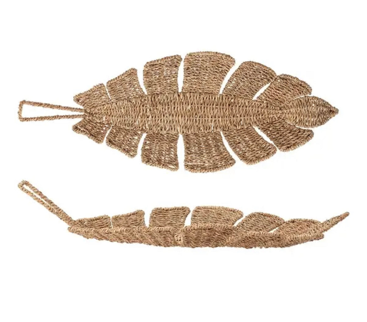 Woven Leaf Tray