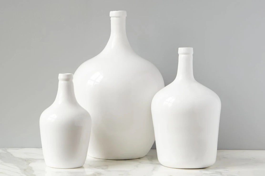 White Demijohn
