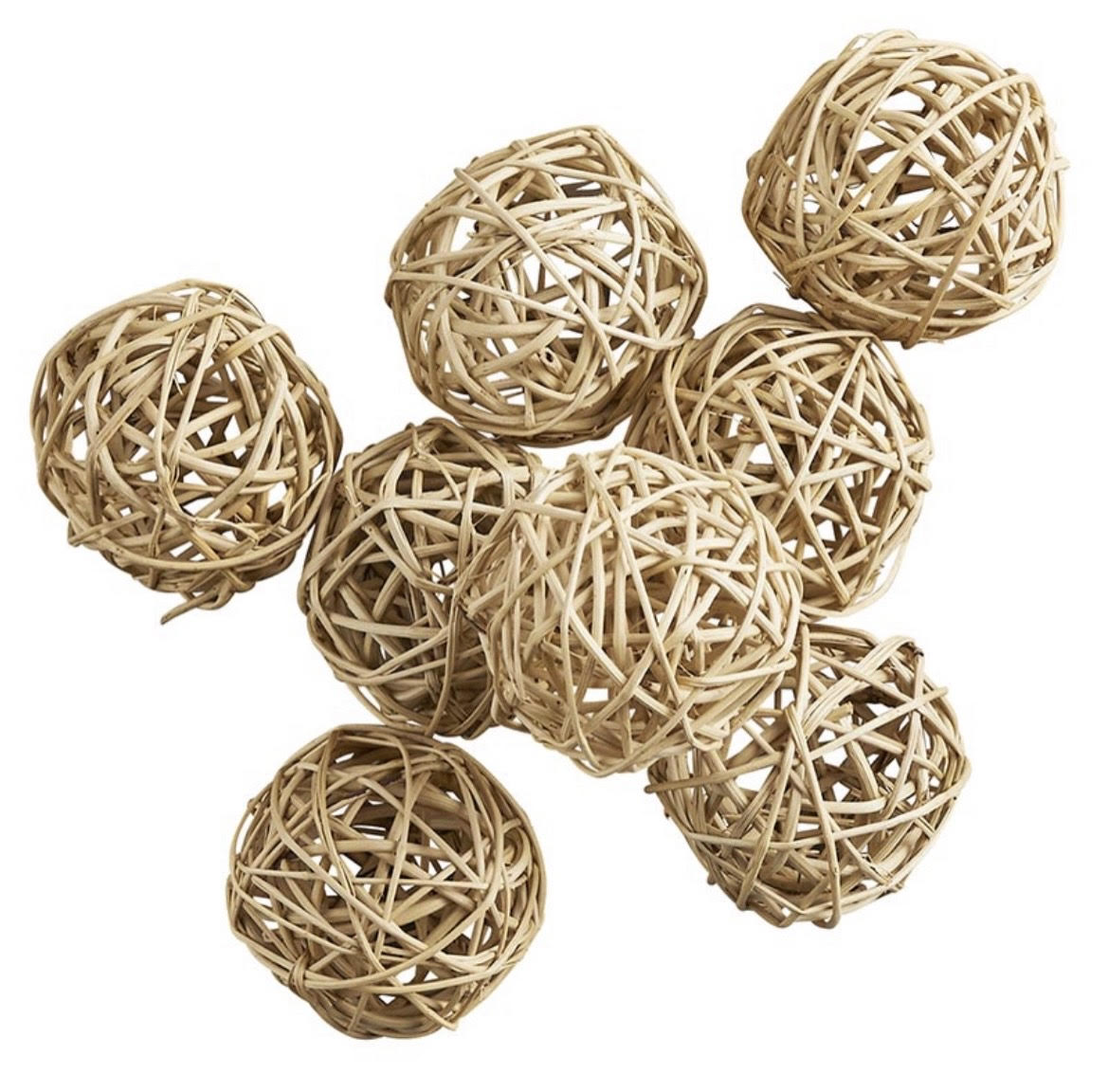 Natural Woven Ball (Set of 7)